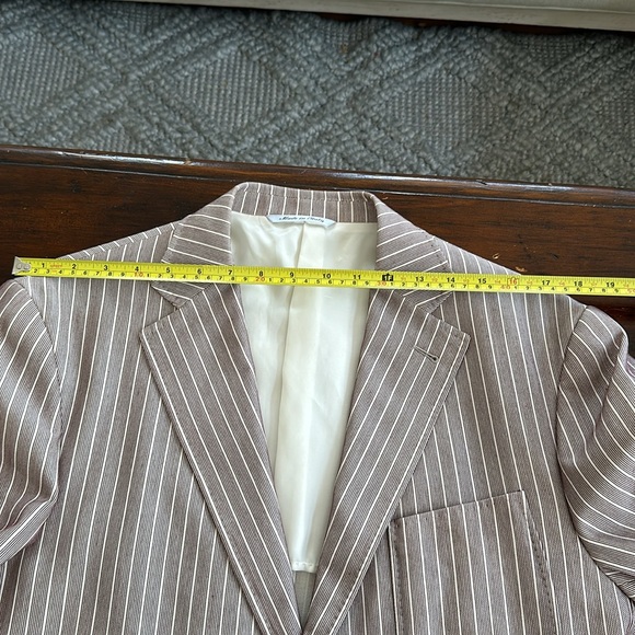 Canali cotton Italian jacket. - Picture 3 of 7